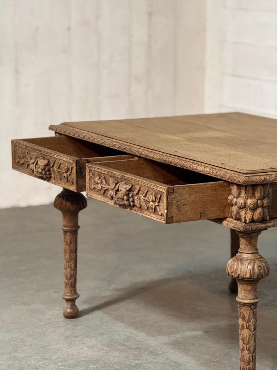 Good carved desk 