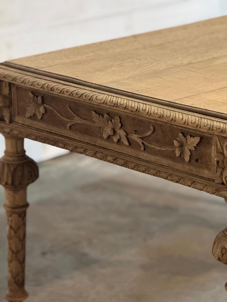 Good carved desk 