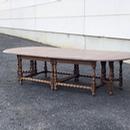 Grande table anglaise en chêne