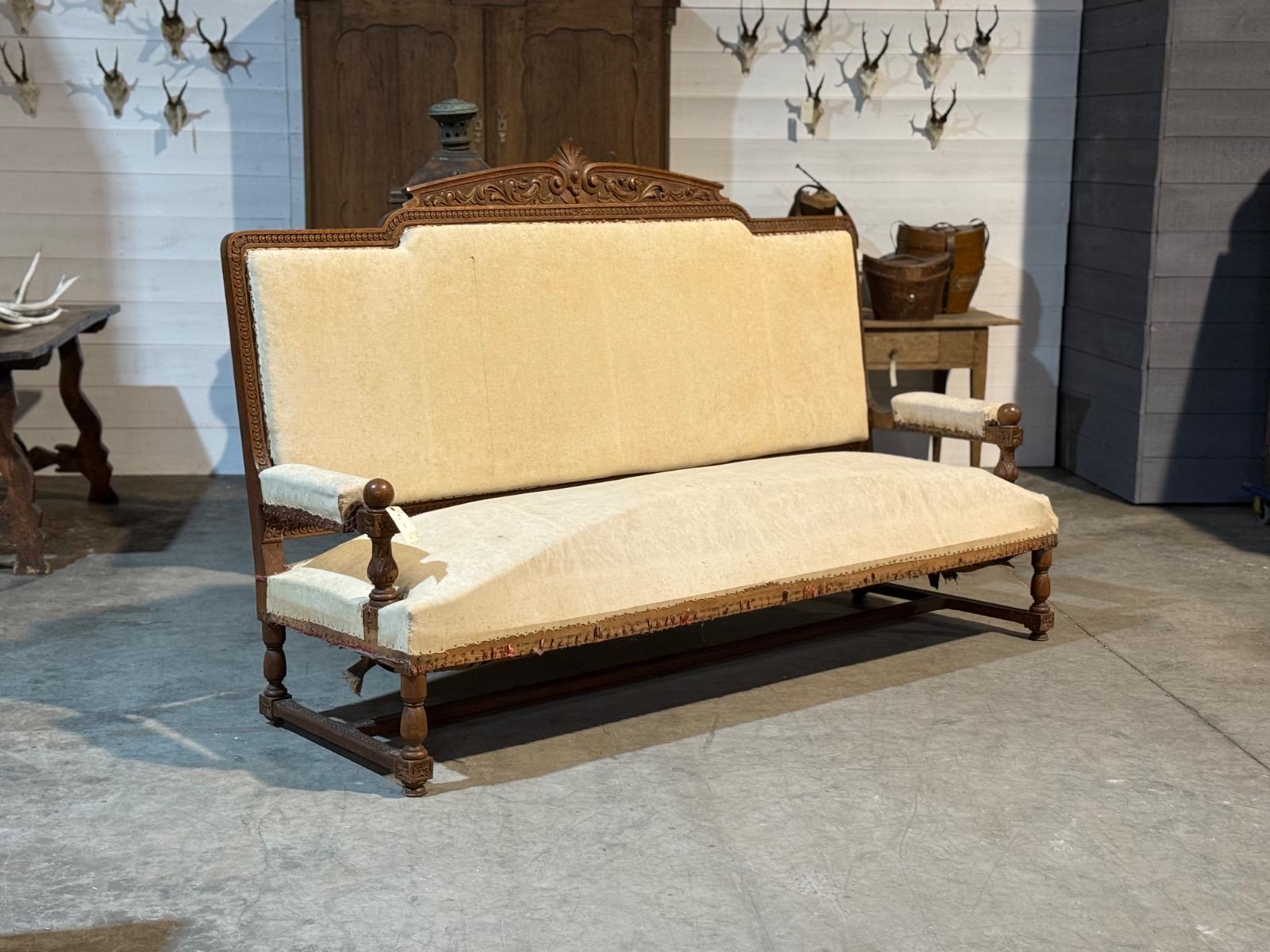Impressive antique sofa 