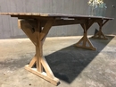Grande table  style Industrielle en Pin, France 1930