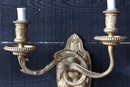 Jolie paire d'applique en bronze