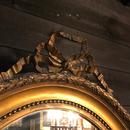style Large oval gilt mirror LXVI Style  19 th century
