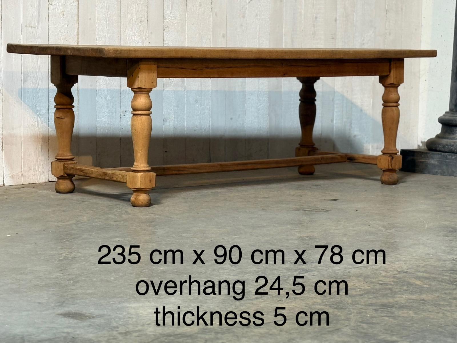 Long oak farmhouse table 