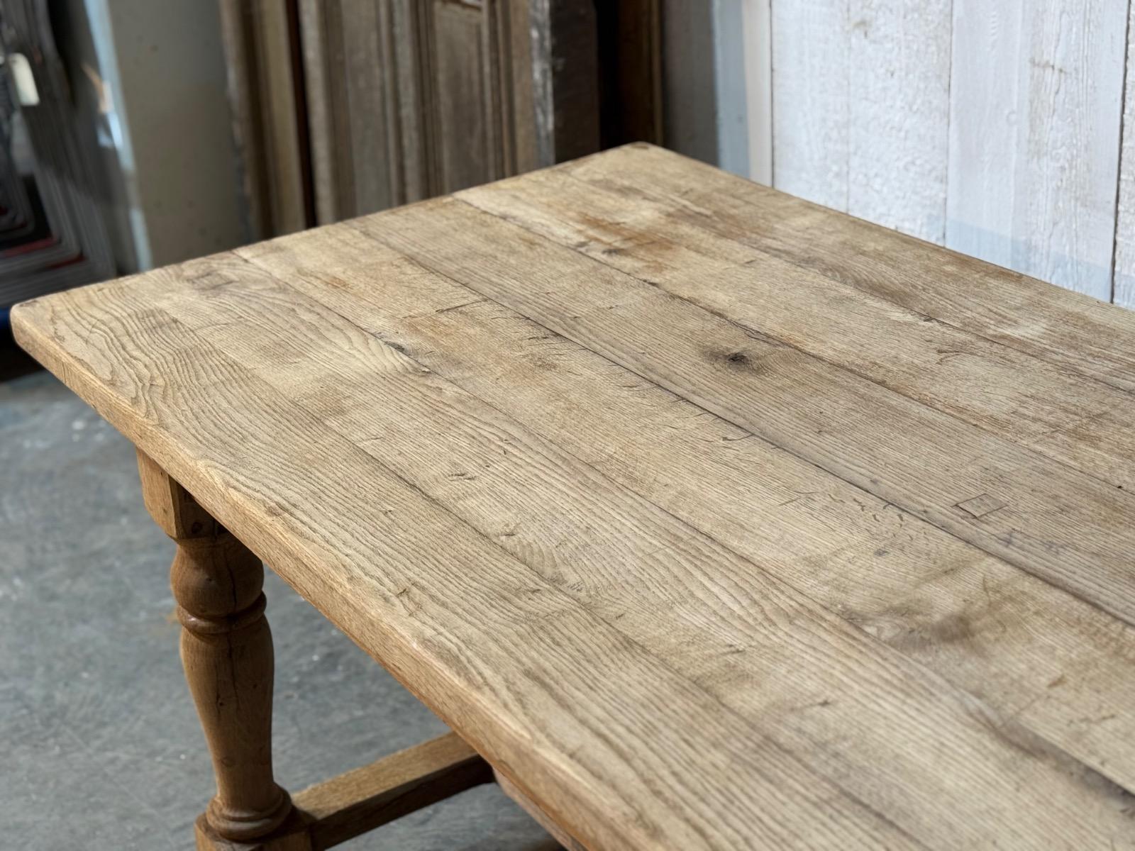 Long oak farmhouse table 