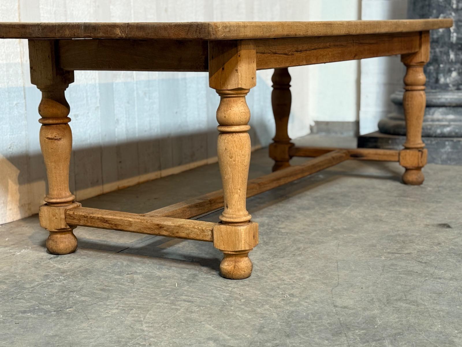 Long oak farmhouse table 