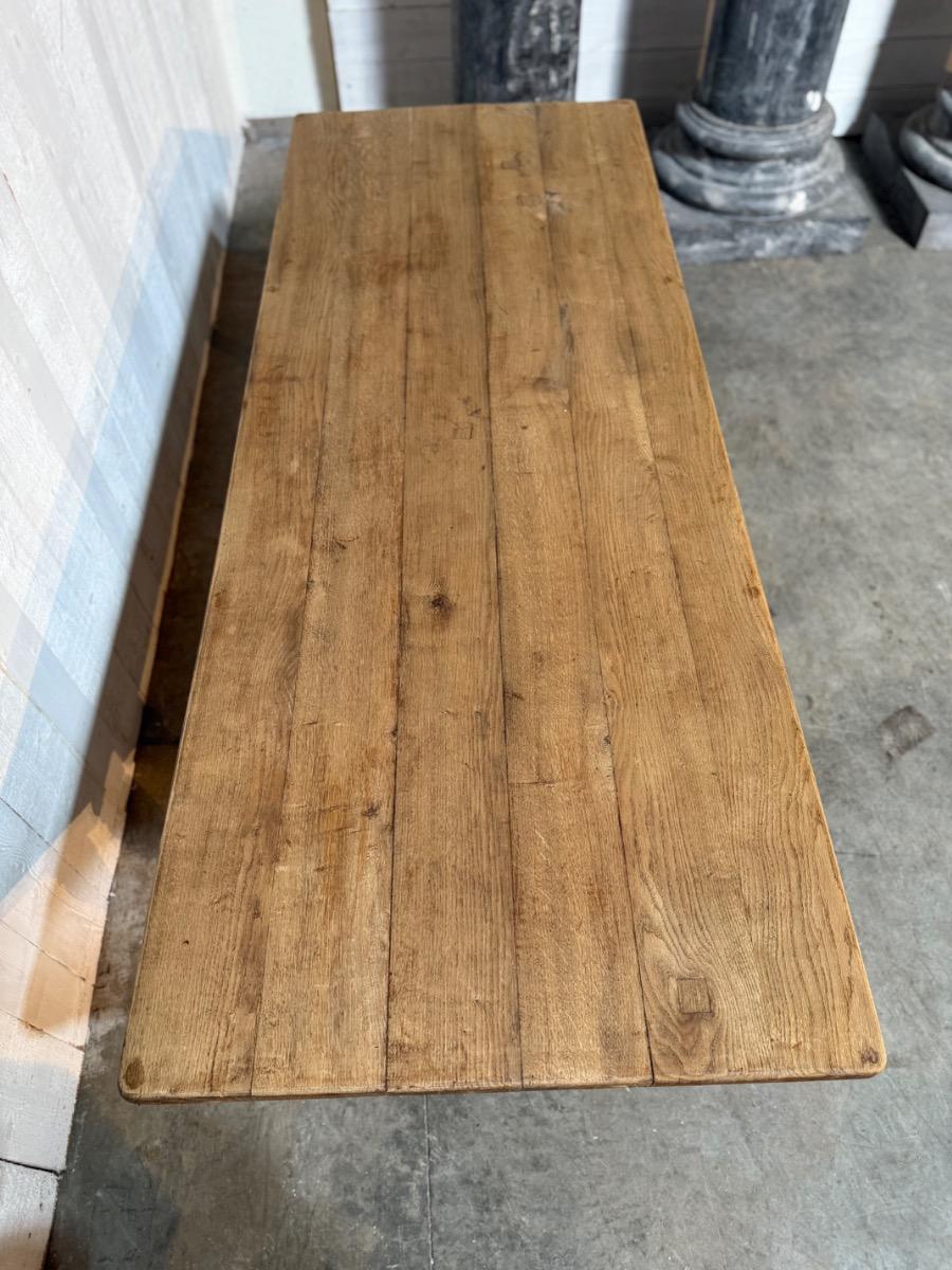 Long oak farmhouse table 