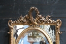 Louis 16 Gilt Mirror, France Napoleon 3 Period