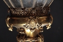 Lanterne style Louis 16 en bronze, france 1900