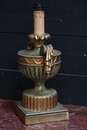 Louis 16 Painted and Gilt wood carved Lampadaire 1950
