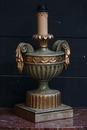  Louis 16 Painted and Gilt wood carved Lampadaire 1950