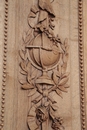 Panneau sculpté style Louis 16 en Chene, France 19 ème