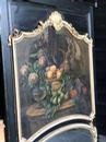 Ancien trumeau patiné  style Louis XV  1900