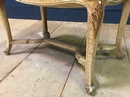 style Louis XV painted foot stool