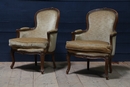 Louis XV Pair antique french bergeres