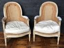 Paire de bergère style Louis xvi france 19ème