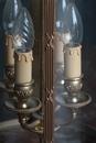 Louis XVI style Round glass and brass lantern 20 th century