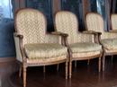 Série de 4 bergères  style Louis XVI  France 1900