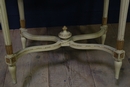 Table centrale ovale en bois style Louis XVI