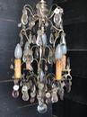 Lustre ancien en crystal  1900