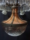 Lustre belle époque en bronze