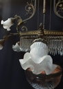 Lustre belle époque en bronze