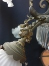 Lustre belle époque en bronze