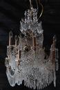 Lustre style cascade en cristal