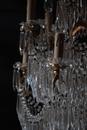 Lustre style cascade en cristal