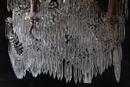 Lustre style cascade en cristal