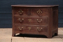 LXIV style LXIV MAHOGANY CHEST OF DRAWERS CALLED COMMODE DE PORT in Mahogany, France 18 Th Century