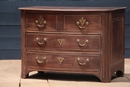 LXIV style LXIV MAHOGANY CHEST OF DRAWERS CALLED COMMODE DE PORT in Mahogany, France 18 Th Century