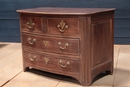 LXIV style LXIV MAHOGANY CHEST OF DRAWERS CALLED COMMODE DE PORT in Mahogany, France 18 Th Century