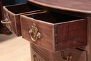 LXIV style LXIV MAHOGANY CHEST OF DRAWERS CALLED COMMODE DE PORT in Mahogany, France 18 Th Century