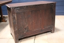 LXIV style LXIV MAHOGANY CHEST OF DRAWERS CALLED COMMODE DE PORT in Mahogany, France 18 Th Century