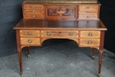 Mahogany and marquetery english desk