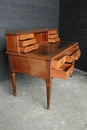 Mahogany and marquetery english desk