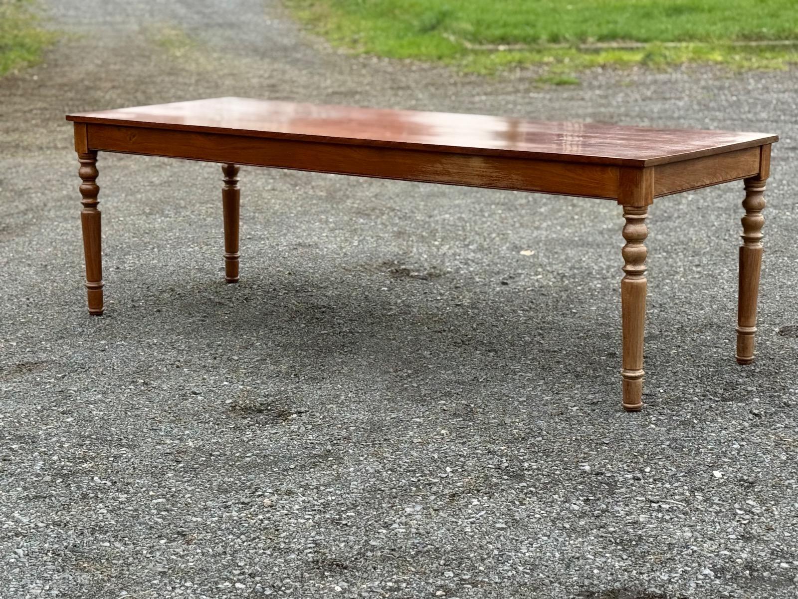 Mahogany library table