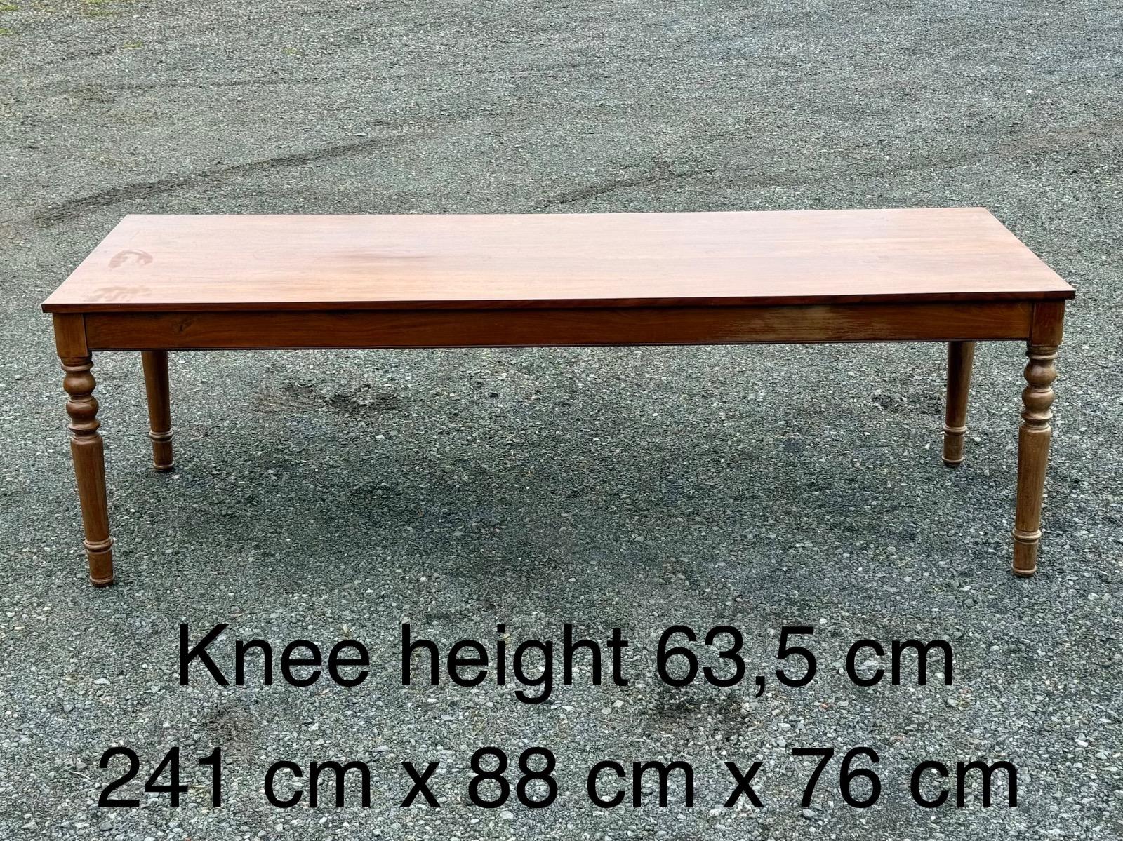 Mahogany library table