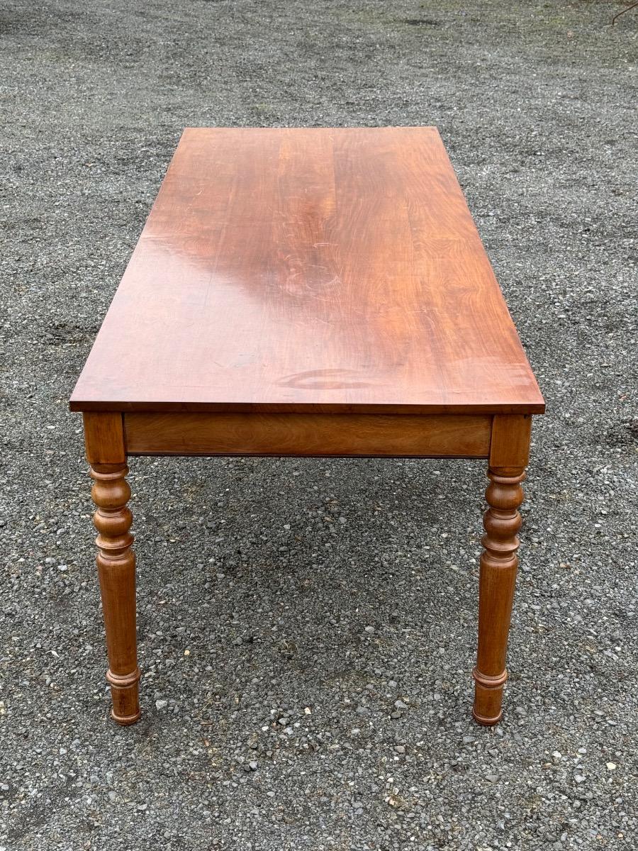 Mahogany library table