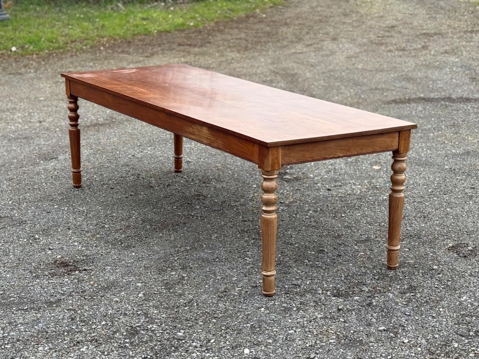 Mahogany library table