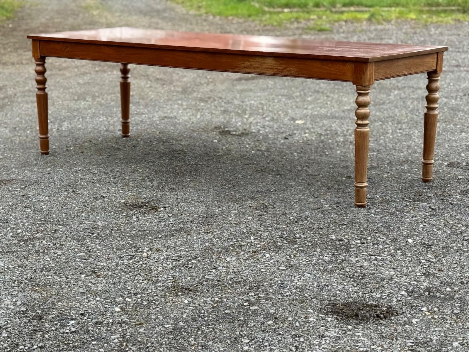 Mahogany library table