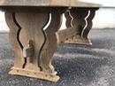 Grande table en chêne délavé  style Monastère  en Chêne , France