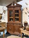 Oak carved bookcase
