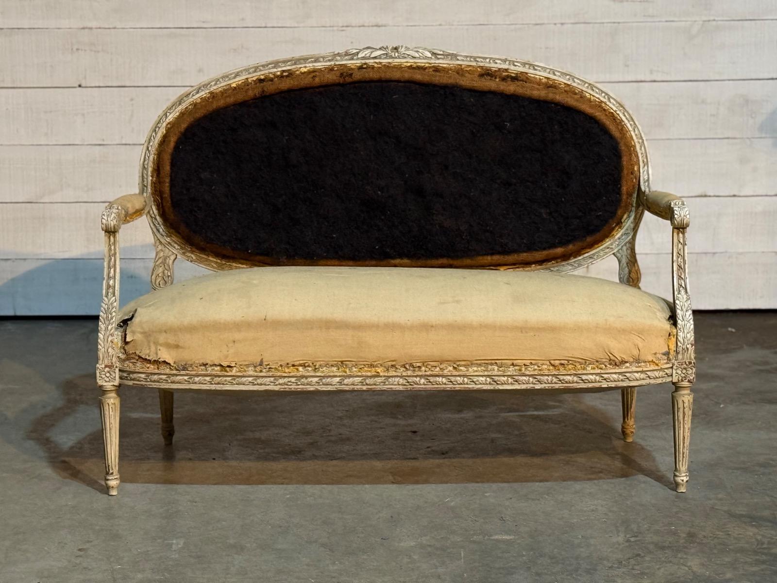 Original painted Louis XVI Sofa 