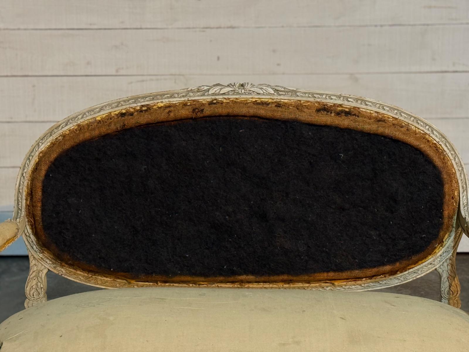 Original painted Louis XVI Sofa 