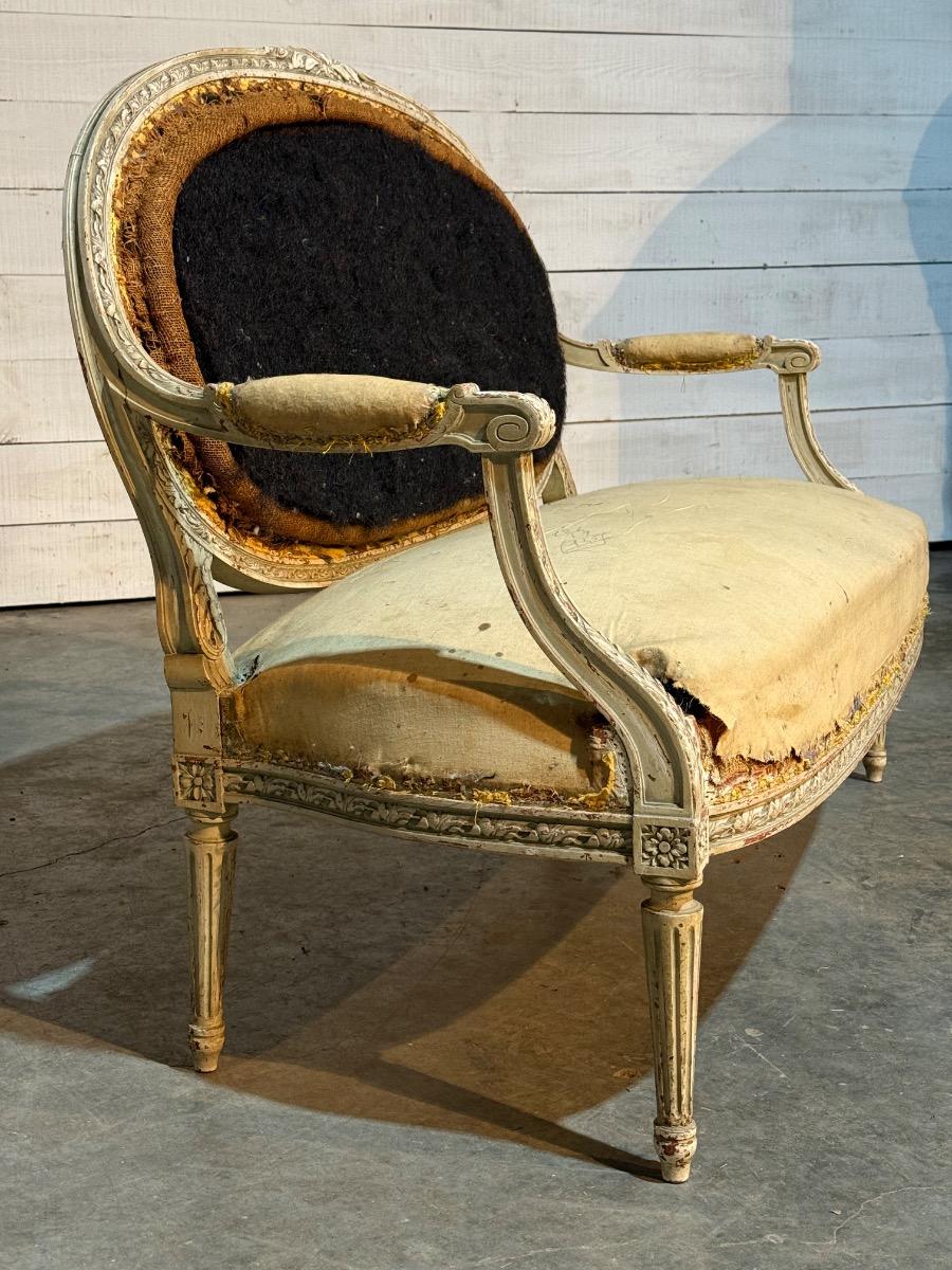 Original painted Louis XVI Sofa 