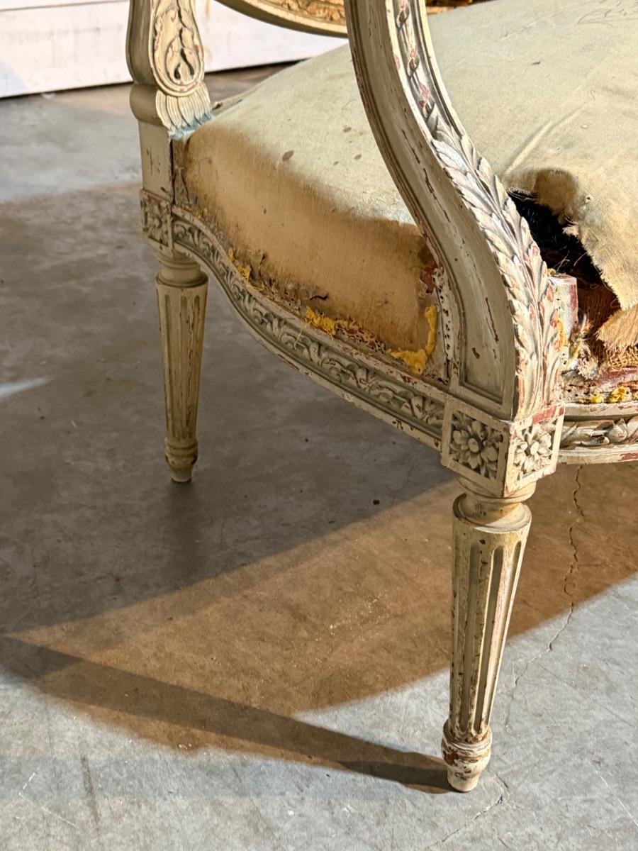 Original painted Louis XVI Sofa 
