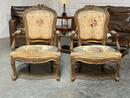 Pair of aubusson armchairs 