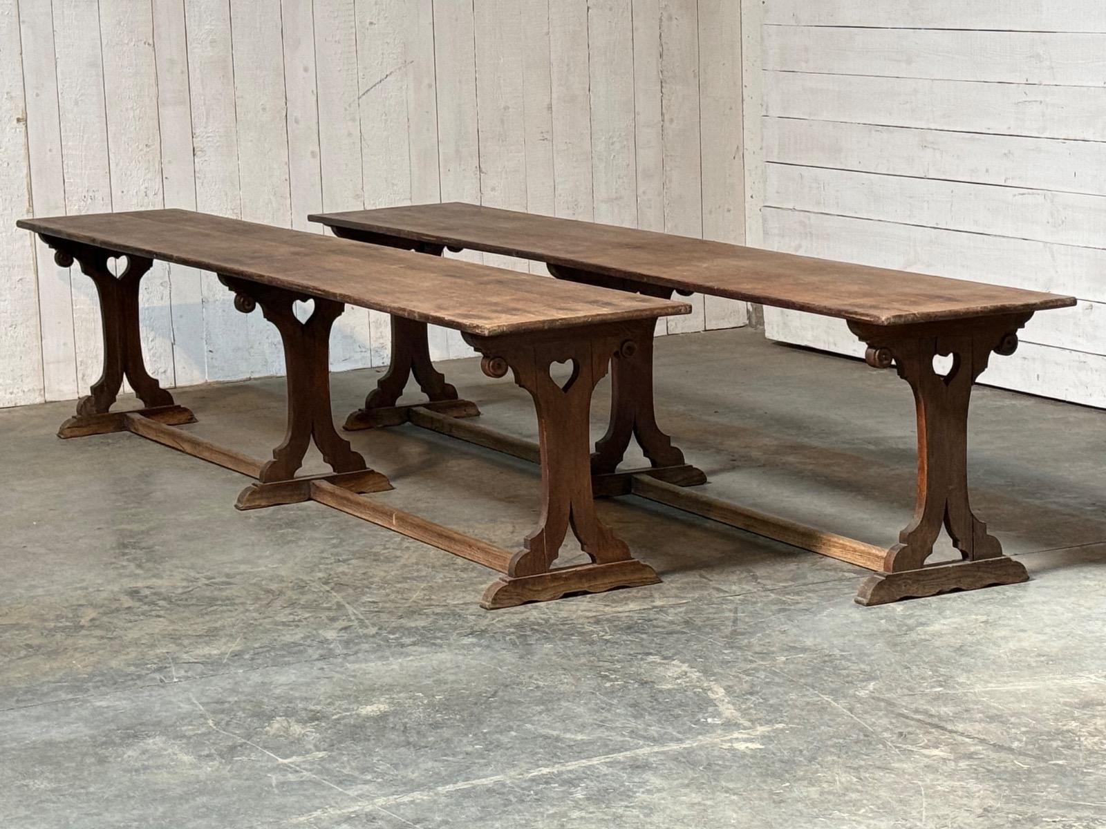 Pair of console tables 